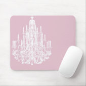Chic Pink Chandelier Muismat (Met muis)