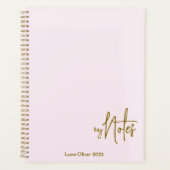 Chic Pink Feminine Planner (Devant)