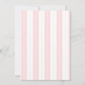 Chic Pink Floral Afstuderen Kaart (Achterkant)
