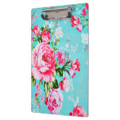  Chic Pink Floral Klembord (Links)