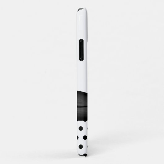 Chic Pink Gerbera Daisy Polka Dot Case-Mate iPhone Case (Achterkant/rechts)