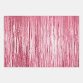 Chic Pink Glam Glitz Inpakpapier Vel (Voorkant 2)