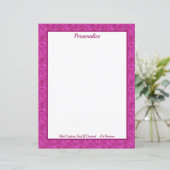Chic Pink Glitter Zebra Pattern Personalized (Staand voorkant)