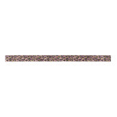 Chic Pink Gold Leopard Pattern Baby shower Gift Lint (Voorkant)