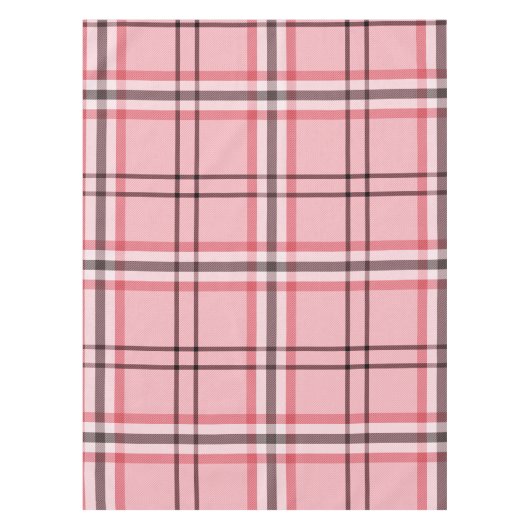 Chic Pink & Grey Plays Mode Pattern Party Tafelkleed (Voorkant)