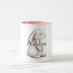 Chic Pink Schattige Bunny Mok