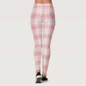 Chic Pink Tartan Leggings - Casual Gift for Her (Dos)