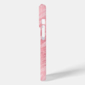 Chic Pink Zebra Animal Print Case-Mate iPhone Case (Achterkant / Links)