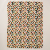 Chic Plaid Léopard Imprimé Multicolore Couverture (Devant)
