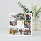 Chic Poinsettias Collage 8 Kerstmis (Staand voorkant)