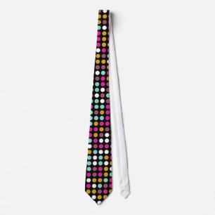 Chic Polka Dot Mosaic Pattern #8 Stropdas