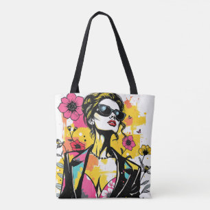 Chic Pop Bloemenduet Draagtas