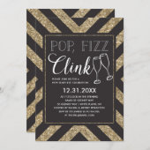Chic Pop Fizz Clink Kaart (Voorkant / Achterkant)