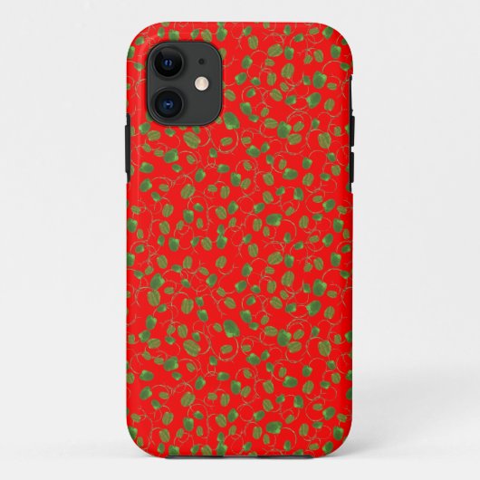 Chic Poppy Buds on Red, iPhone 5/5s Xtreme Coque (Dos)