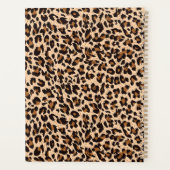 Chic Poster de animal Brown Motif Monogramme (Dos)