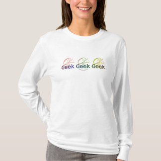 Chic pour être pastel de T-shirt de geek