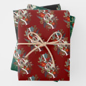 Chic Puppy Joy Christmas Holiday Inpakpapier Vel (In situ)