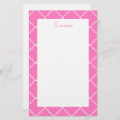 Chic Quatrefoil - Aangepaste artikelen (Voorkant / Achterkant)