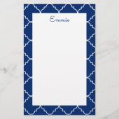 Chic Quatrefoil - Aangepaste artikelen (Voorkant)