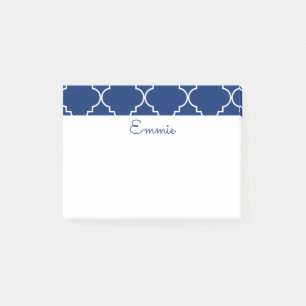 Chic Quatrefoil - Aangepaste post-it laptop Post-it® Notes