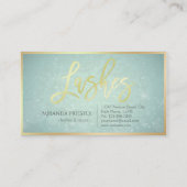 Chic rabais Coupon maquillage Beauté Salon Bleu Or (Dos)