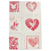 Chic Red Cream Valentijn Medium Cadeauzakje (Voorkant)