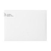 Chic Red en Green Holly Joyful Wishes kerst (Voorkant)