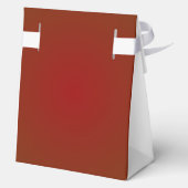 Chic Red en White>Wedding voor doos Bedankdoosjes (Achterkant)