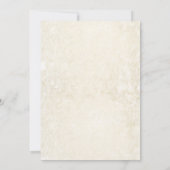 Chic Red Rose Waterverf Floral Gold 30e verjaardag Kaart (Achterkant)