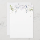 Chic Rehearsal Dinner Naight before Greeneral Flor Kaart (Achterkant)