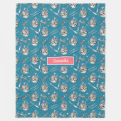 Chic retour à l'école couverture cadeau avec nom p (Devant)