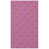 Chic Retro Floral Impression sur Magenta Nappe (Devant)