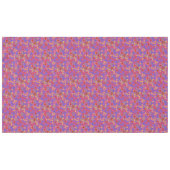 Chic Retro Floral Impression sur Magenta Nappe (Devant (Horizontal))