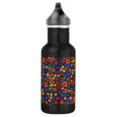Chic Retro Floral Imprimer Bouteille d'eau personn (Droite)