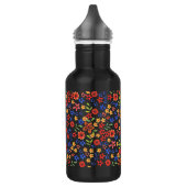 Chic Retro Floral Imprimer Bouteille d'eau personn (Gauche)