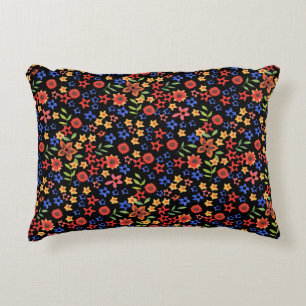 Chic Retro Floral Print Custom Accent Pillow Decoratief Kussen