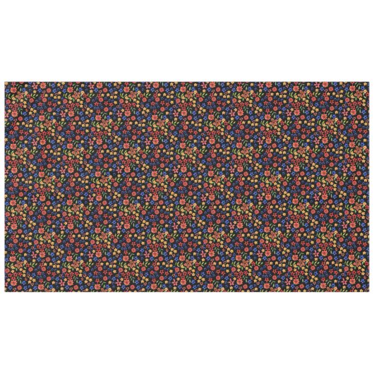 Chic Retro Floral Print Custom Tablecloth Tafelkleed (Voorkant (Horizontaal))