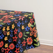 Chic Retro Floral Print Custom Tablecloth Tafelkleed (Voorbeeld)