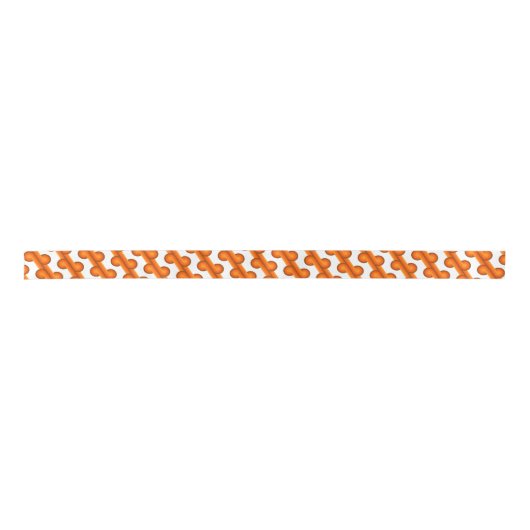 Chic Retro Funky Abstract Waves Art Patroon Lint (Voorkant)