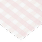 Chic Retro Pastel Pink Gingham Pattern Spring Tafelkleed (Gekanteld)