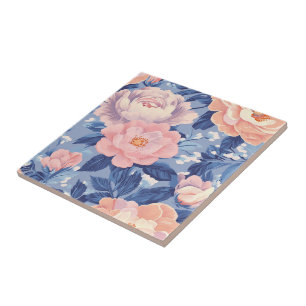 Chic Retro Roos Keramische Tegels voor Rustieke Ke Tegeltje