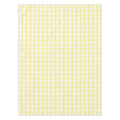 Chic Retro Sunny Yellow Gingham Pattern Spring  Tafelkleed (Voorkant)