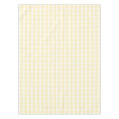 Chic Retro Sunny Yellow Gingham Pattern Spring  Tafelkleed (Voorkant)