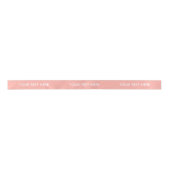 CHIC RIBBON_255 PEACH SOLID. WITTE TEKST LINT (Voorkant)