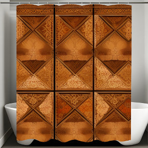 Chic rideau de douche Shabby rustique