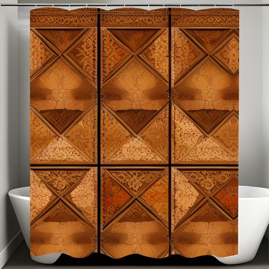 Chic rideau de douche Shabby rustique