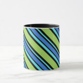 Chic Ringer Mok, Blue Moons Deckstoel Stripes Mok (Midden)