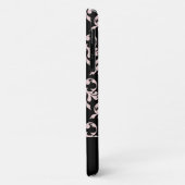 Chic Rococo Roze Black Ornament Afstuderen Case-Mate iPhone Case (Achterkant/links)
