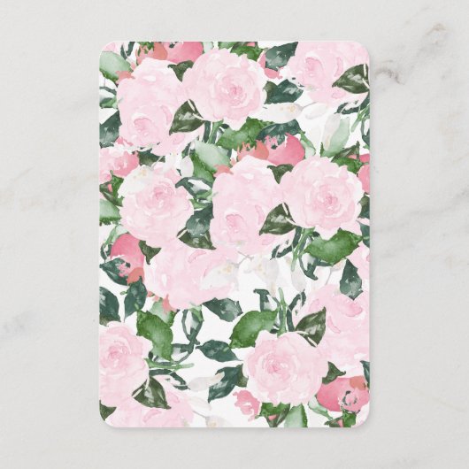 Chic romance | Carte de détails (Dos)