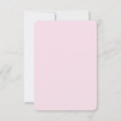 Chic romance | Carte de réponse mariage (Dos)